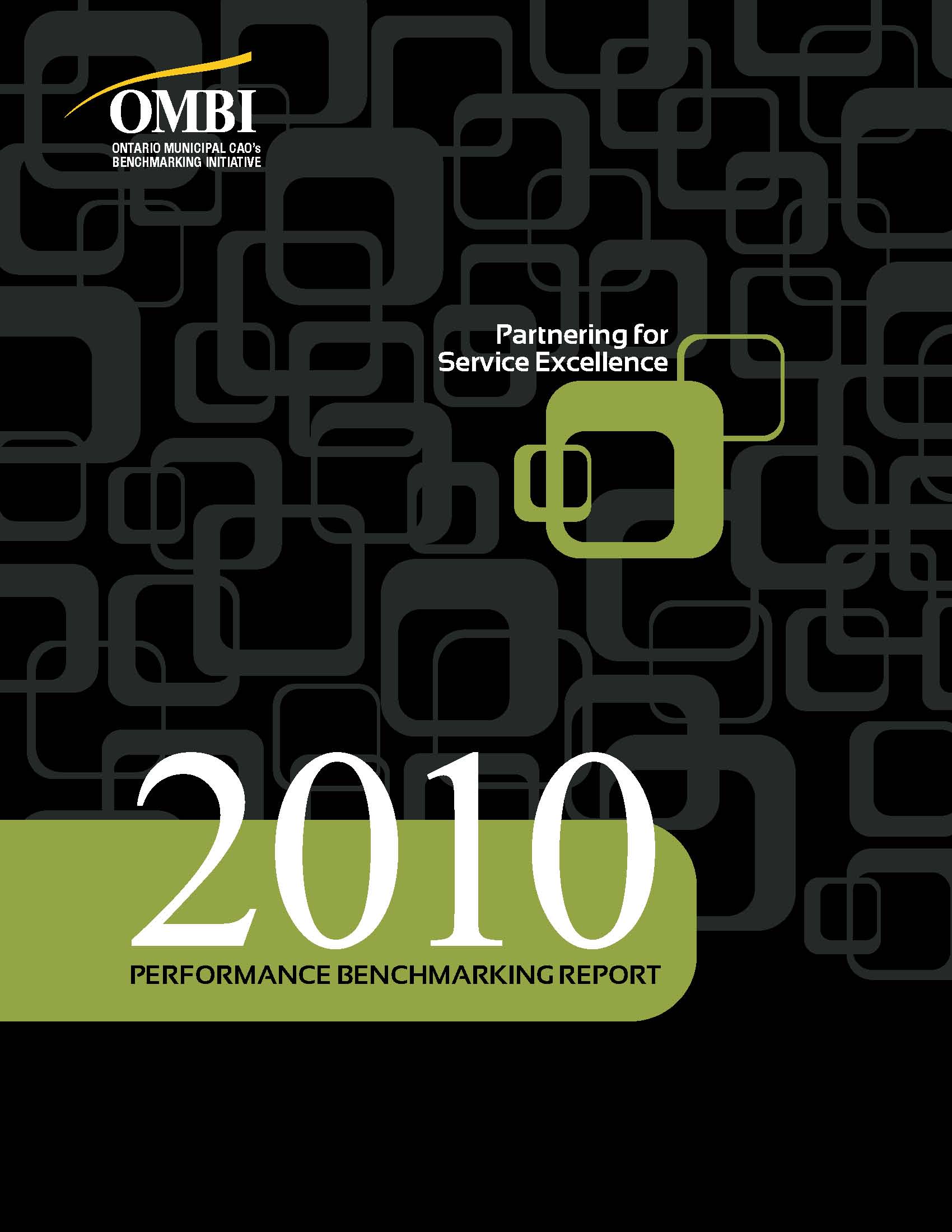 2010 Performance Benchmarking Report 2010 Performance Benchmarking Report